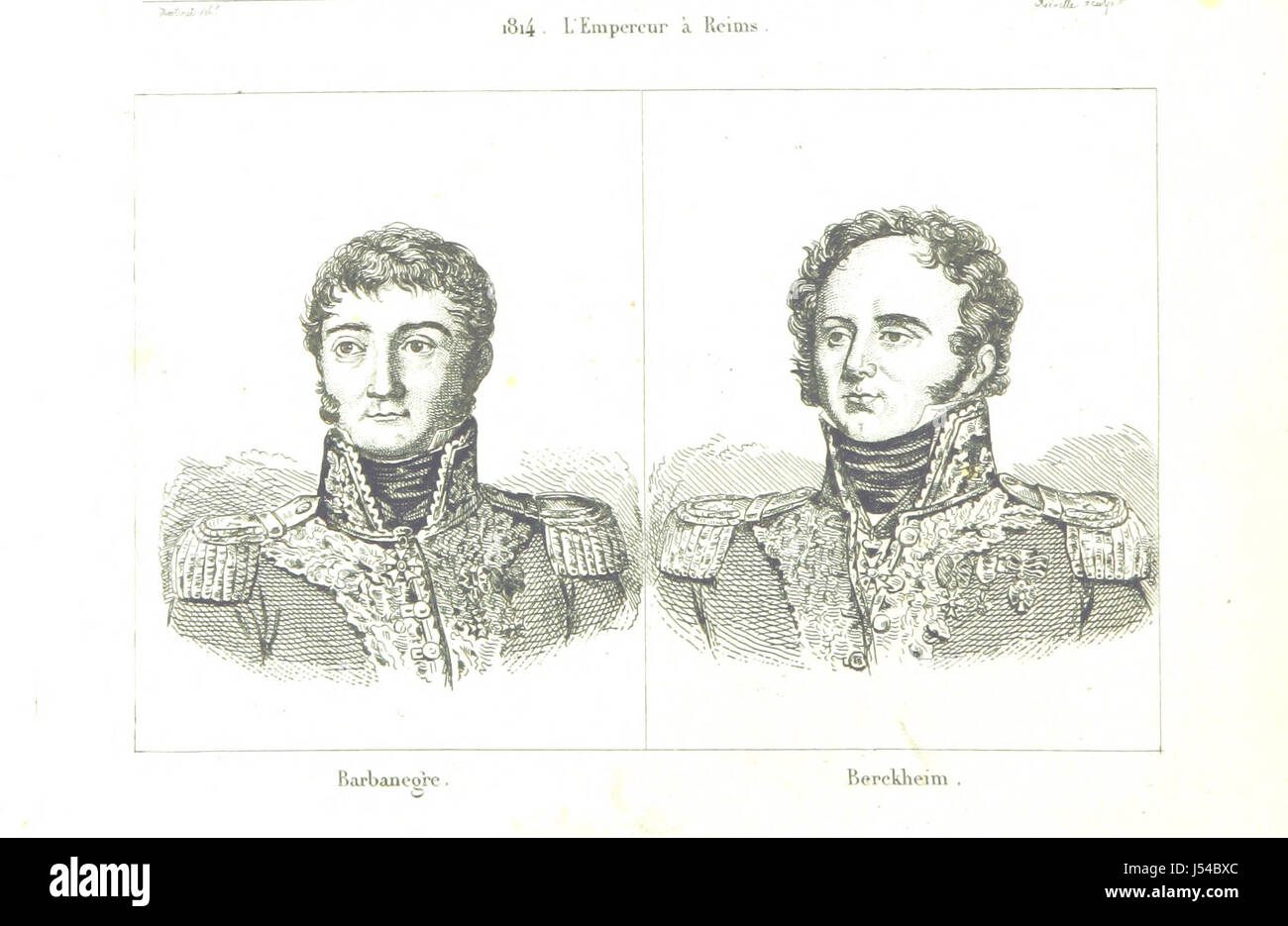 Un'opera storica intitolata "France militaire" che descrive la storia militare francese dal 1792 al 1833, scritta da un gruppo di professionisti e studiosi militari, con documenti e illustrazioni ufficiali. Foto Stock