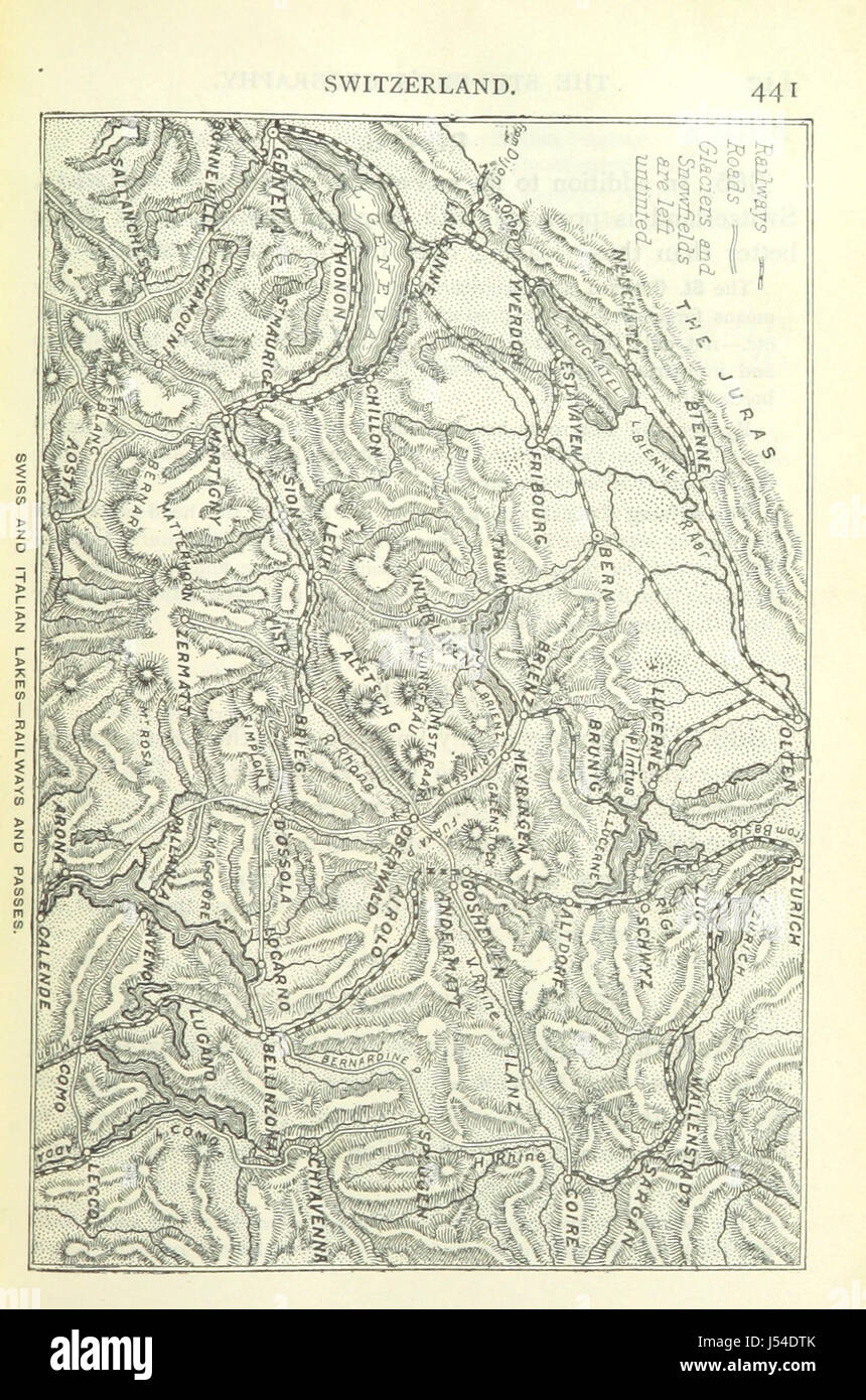 Immagine presa da pagina 447 di 'Lo studente la geografia ... Con ... mappe, etc' Foto Stock