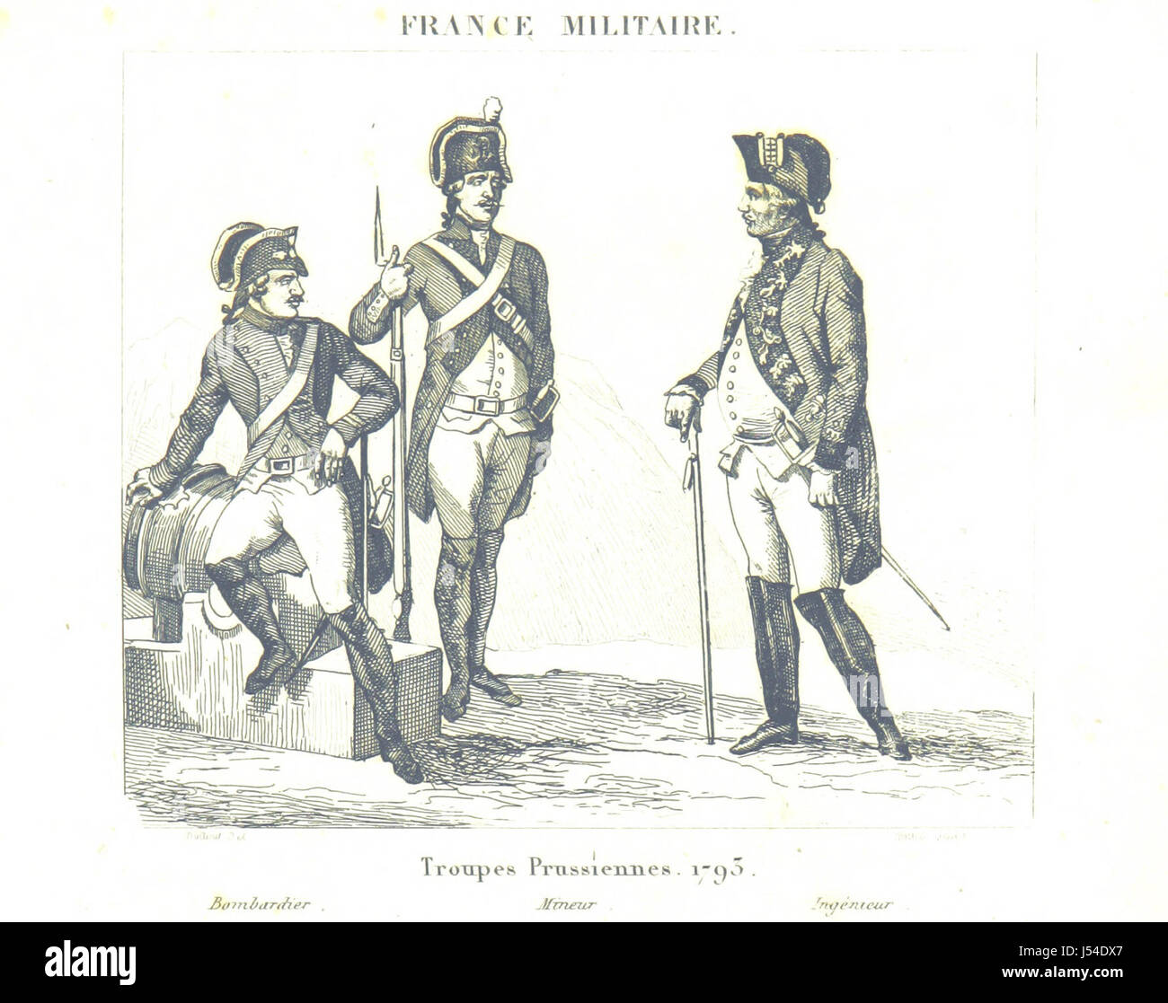 "France Militaire" è un resoconto storico che illustra la storia militare francese dal 1792 al 1833. Include la storia militare e navale, basata su documenti ufficiali e bollettini dell'esercito, ed è accompagnata da illustrazioni. Foto Stock