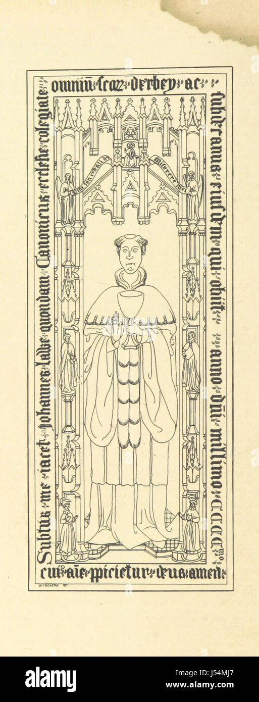 La storia e il Dizionario geografico della contea di Derby: redatto dall osservazione reale e la migliore autorità; contenenti una varietà di aspetti geologici, mineralogici, commerciali e informazioni statistiche. Illustrato da una mappa della contea, e numerosi rame-piastra e incisioni in legno dai primi artisti. I materiali raccolti dall'editore, S. Glover. A cura di Thomas nobile Foto Stock