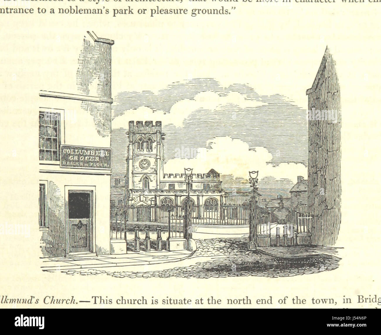 La storia e il Dizionario geografico della contea di Derby: redatto dall osservazione reale e la migliore autorità; contenenti una varietà di aspetti geologici, mineralogici, commerciali e informazioni statistiche. Illustrato da una mappa della contea, e numerosi rame-piastra e incisioni in legno dai primi artisti. I materiali raccolti dall'editore, S. Glover. A cura di Thomas nobile Foto Stock