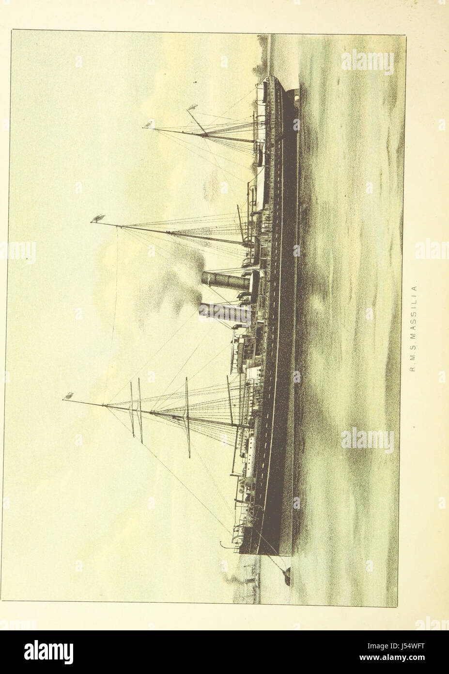 "The Massilia Gazette" è la riproduzione di un settimanale pubblicato sulla nave Massilia durante il suo viaggio da Londra a Sydney, che documenta la vita a bordo e gli eventi dal 13 novembre 1890 al 1 gennaio 1891, a cura di Edward Noyes. Foto Stock