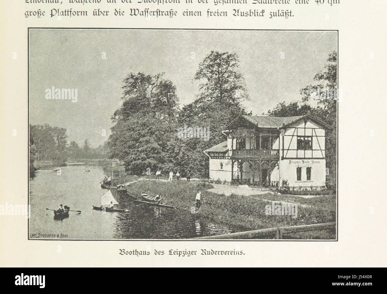 "Leipzig und Seine Bauten" è un libro che descrive l'architettura e gli edifici di Lipsia, Germania, con 372 viste. L'opera esplora lo sviluppo architettonico di Lipsia durante il XIX secolo. Foto Stock