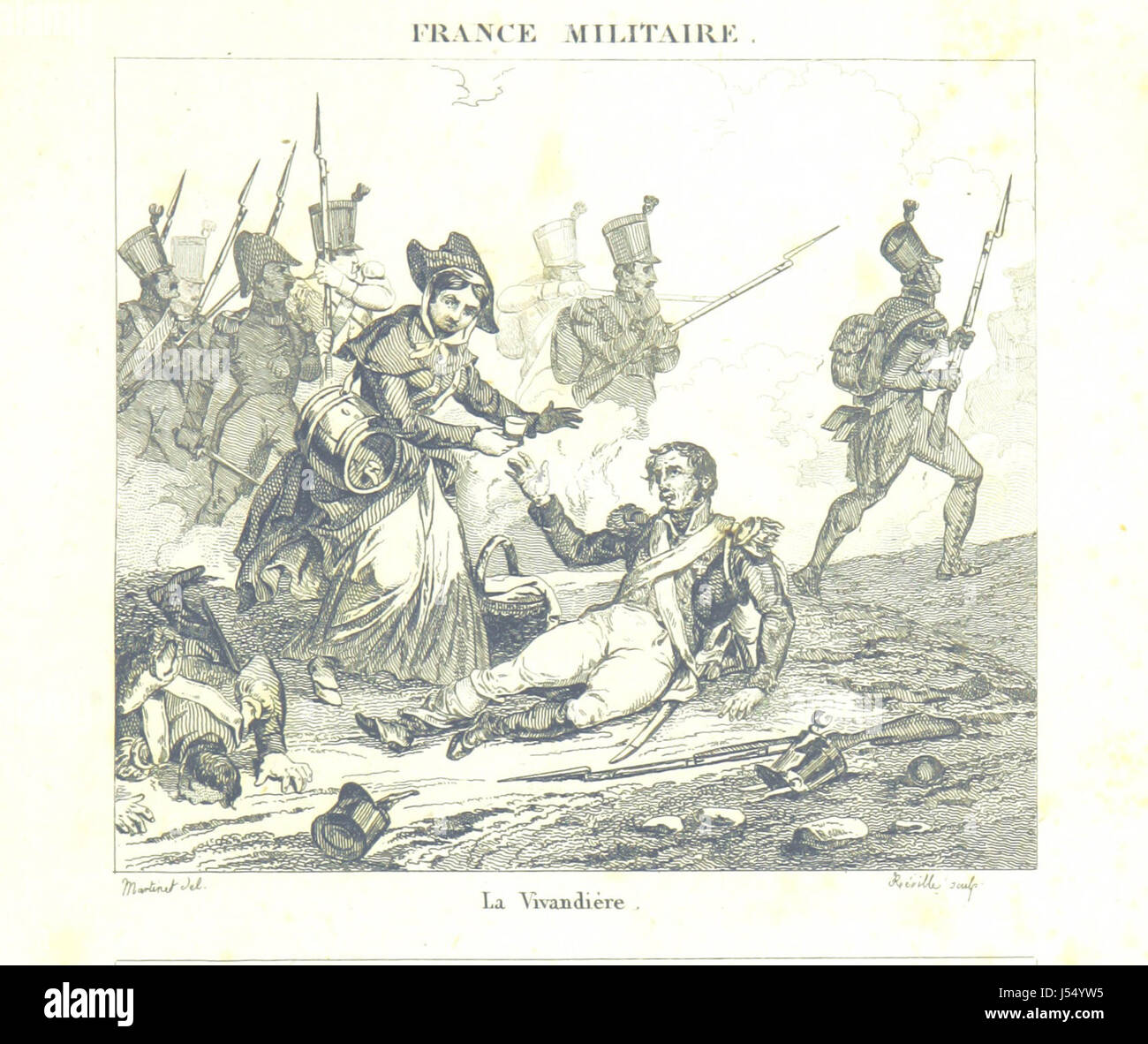 France Militaire è un'opera storica dettagliata che copre la storia militare francese dal 1792 al 1833. Scritto da un gruppo di esperti e studiosi militari, il libro offre un ampio resoconto basato su rapporti militari ufficiali e documenti dell'epoca. Foto Stock