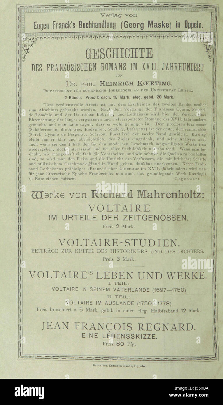 Real-Encyclopädie des Staats französischen- und Gesellschaftslebens Foto Stock