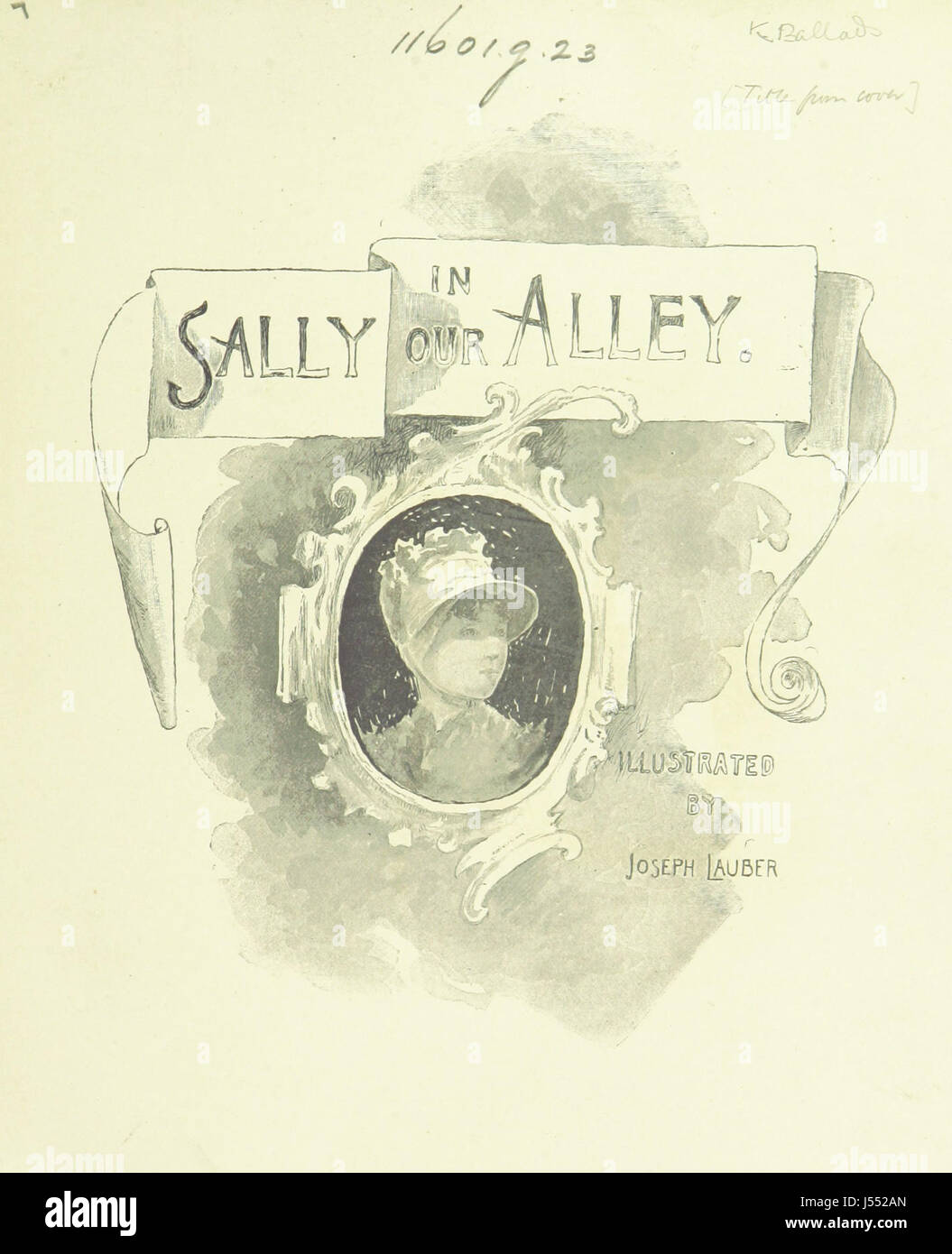 Immagine presa da pagina 7 del 'Preferiti ballate. Con la musica e le illustrazioni ..." Foto Stock