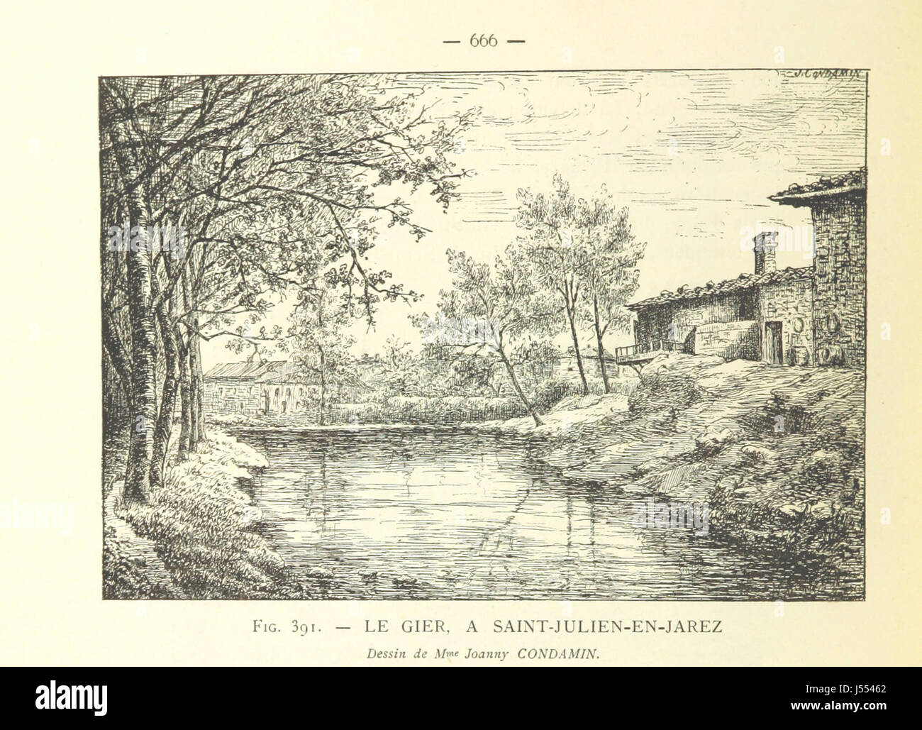 Un resoconto storico di Saint-Chamond e della Signoria di Jarez, che traccia la loro storia dai tempi antichi ai giorni nostri. Foto Stock