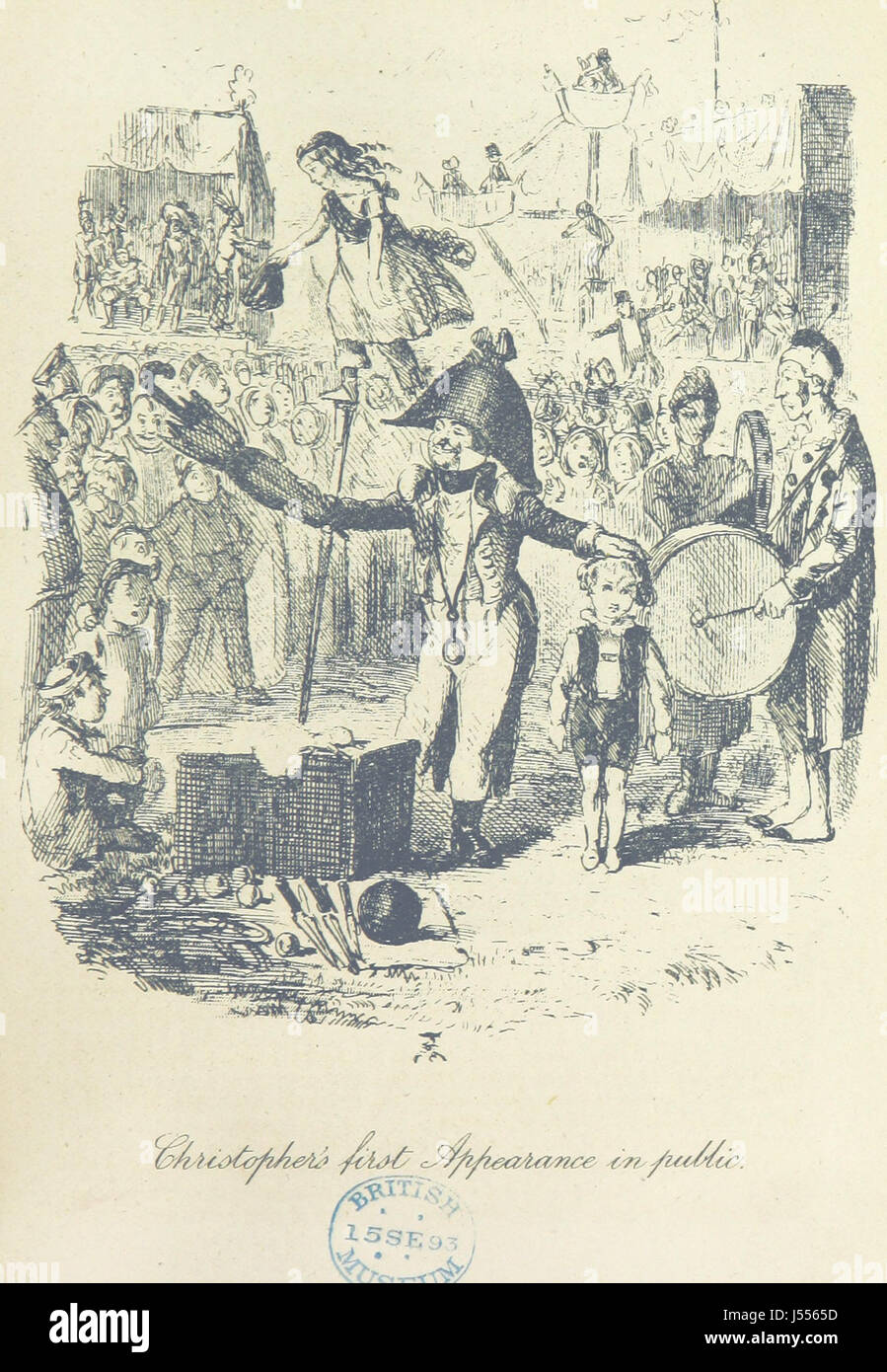 [Le lotte e le avventure di Christopher girino a casa e all'estero. Illustrata dalla sanguisuga.] Foto Stock