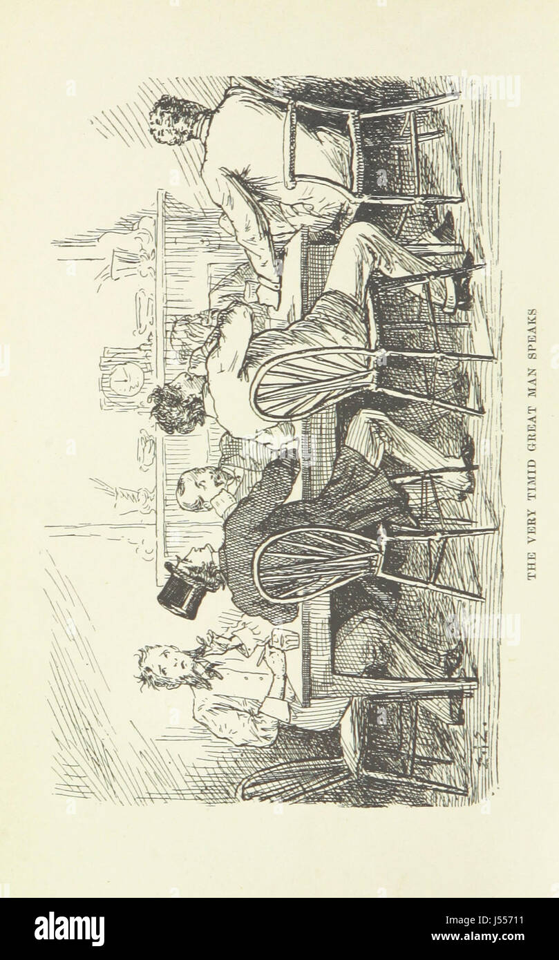 Questo lavoro letterario presenta figure notevoli e intuizioni pratiche di un romanziere, con quattro illustrazioni di E. J. Ellis, che discutono temi di carattere e storia. Foto Stock