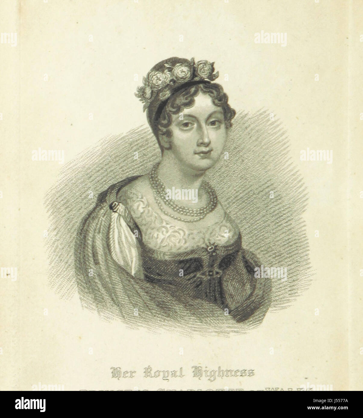 Questa raccolta di versi fu scritta in risposta alla morte della principessa Carlotta Augusta, l'unica figlia di re Giorgio IV del Regno Unito. I versi riflettono il lutto pubblico e l'impatto della sua trasmissione sulla società britannica. Foto Stock
