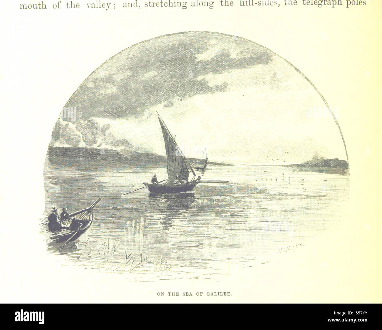 Un'illustrazione tratta da "la Terra Santa e la Bibbia", raffigurante scene e siti in Palestina come mostrato nelle scritture bibliche. Foto Stock