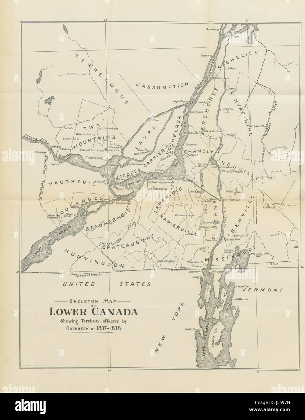 Immagine presa da pagina 86 del 'la storia del Canada" Foto Stock