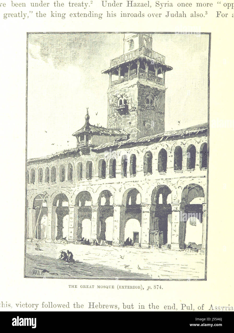 "La Terra Santa e la Bibbia" è una raccolta visiva di illustrazioni che mostrano significativi siti biblici ed eventi in Palestina, sottolineando il collegamento tra la scrittura e la terra fisica. Foto Stock