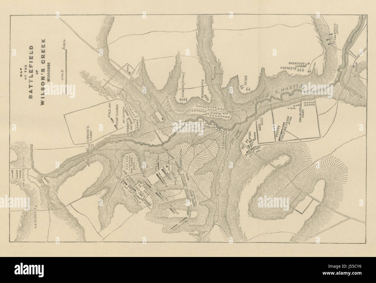 La guerra civile al confine. Un racconto di operazioni in Missouri Kansas, Arkansas, e il territorio indiano durante gli anni 1861-62 (1863-65), basato su rapporti ufficiali ... Seconda edizione, riveduta. [Con ritratti e mappe.] Foto Stock
