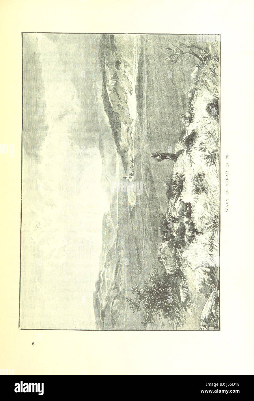 "La Terra Santa e la Bibbia" è un libro che compila illustrazioni di luoghi biblici significativi in Palestina, offrendo un contesto visivo alle scritture bibliche e alle loro ambientazioni storiche. Foto Stock