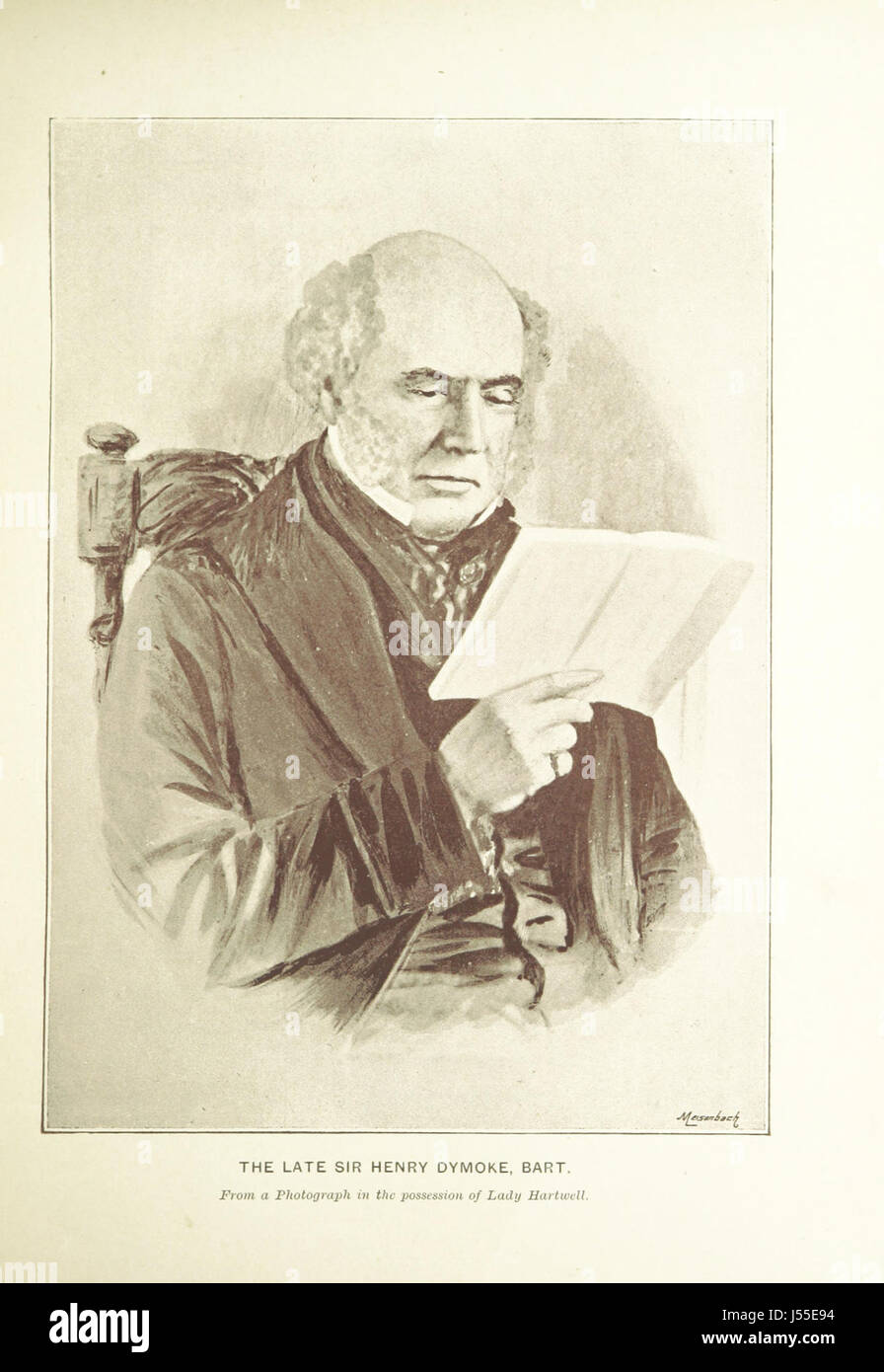 Scrivelsby è la dimora storica della famiglia Dymoke, campioni ereditari dei re. Il lavoro fornisce informazioni sulle famiglie Dymoke e Marmion, la loro storia e il loro ruolo nella monarchia britannica. Foto Stock