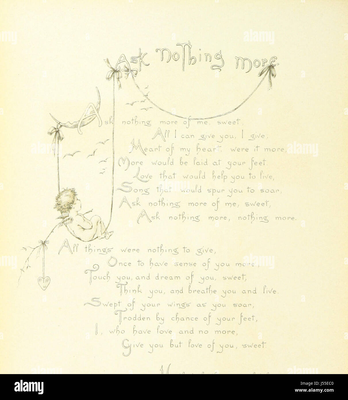 A Book of Modern Ballads, di E. B. Browning e altri, è una raccolta di poesie liriche del XIX secolo. Il libro include illustrazioni di A. Havers e headpieces di J. P. Gunter, contribuendo alla sua presentazione artistica. Foto Stock