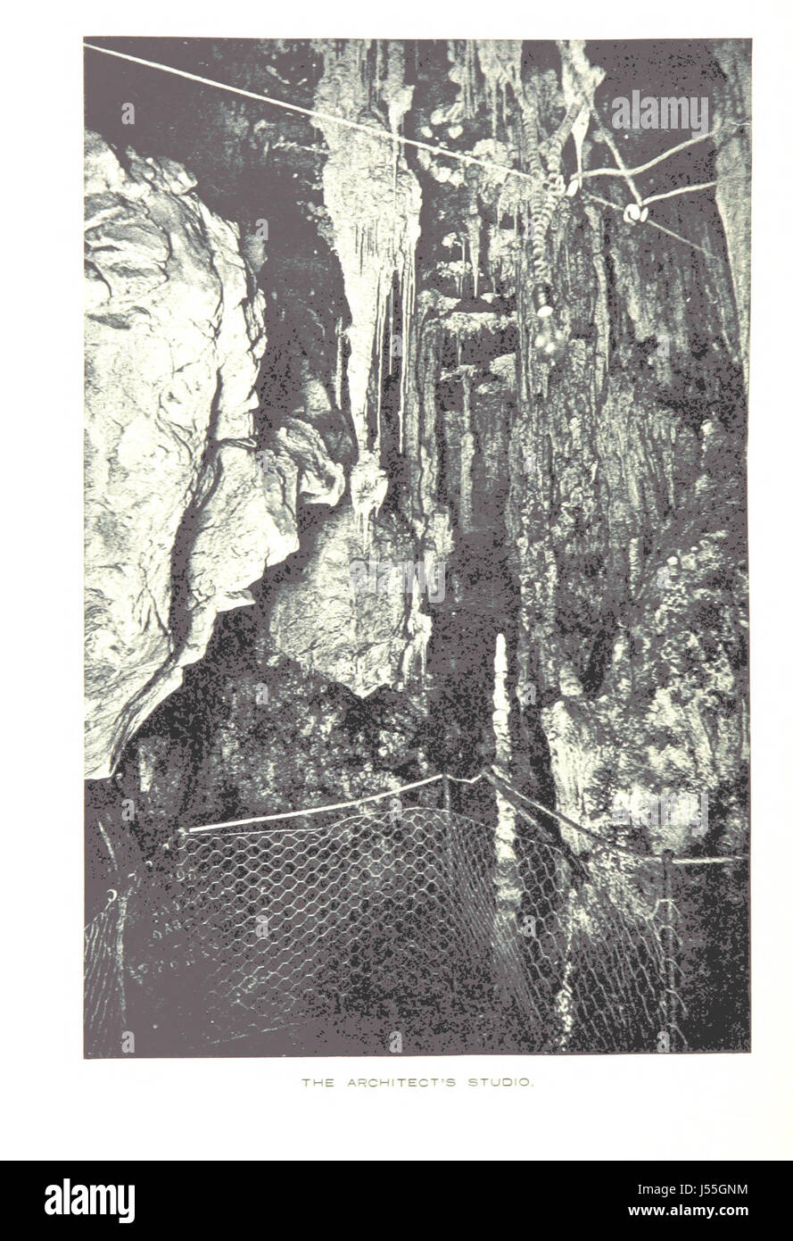 Le Caverne di Jenolan: un'escursione in wonderland australiano ... Illustrata con ... le piastre e una mappa Foto Stock