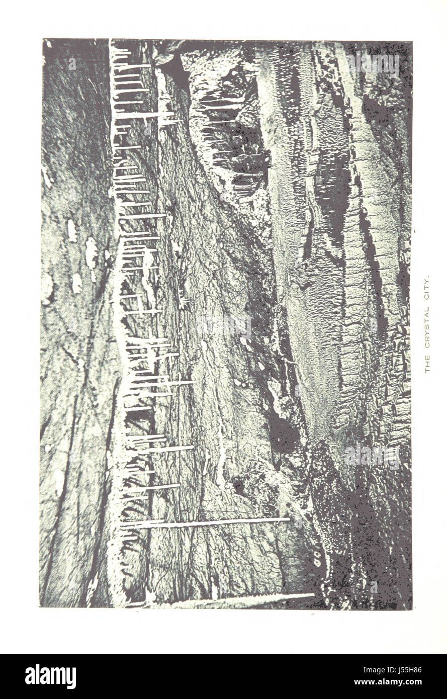 Le Caverne di Jenolan: un'escursione in wonderland australiano ... Illustrata con ... le piastre e una mappa Foto Stock