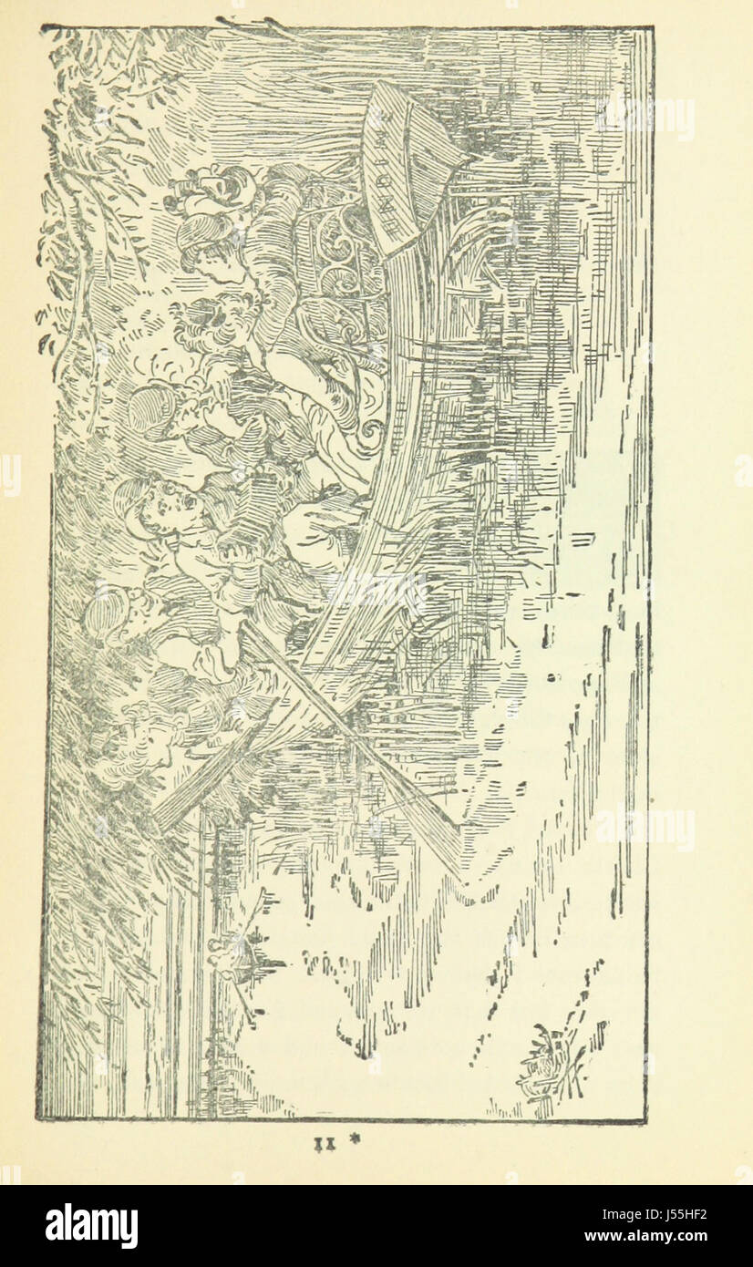 Tre Uomini in una barca, etc Foto Stock