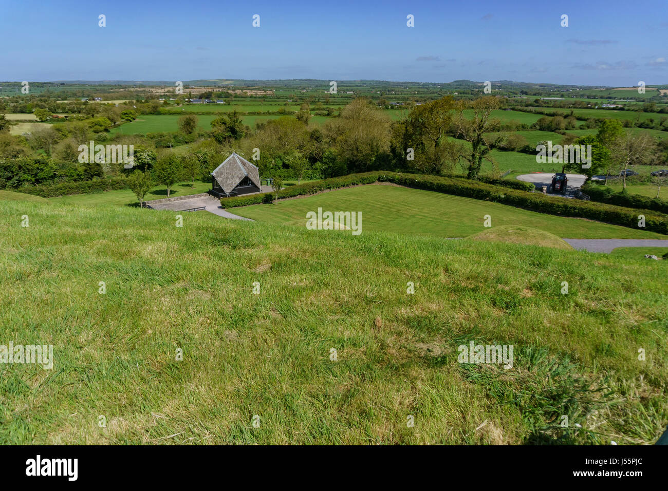 Lo storico fiume Boyne Valley - Bru na Boinne dell Irlanda, nella contea di Meath Foto Stock