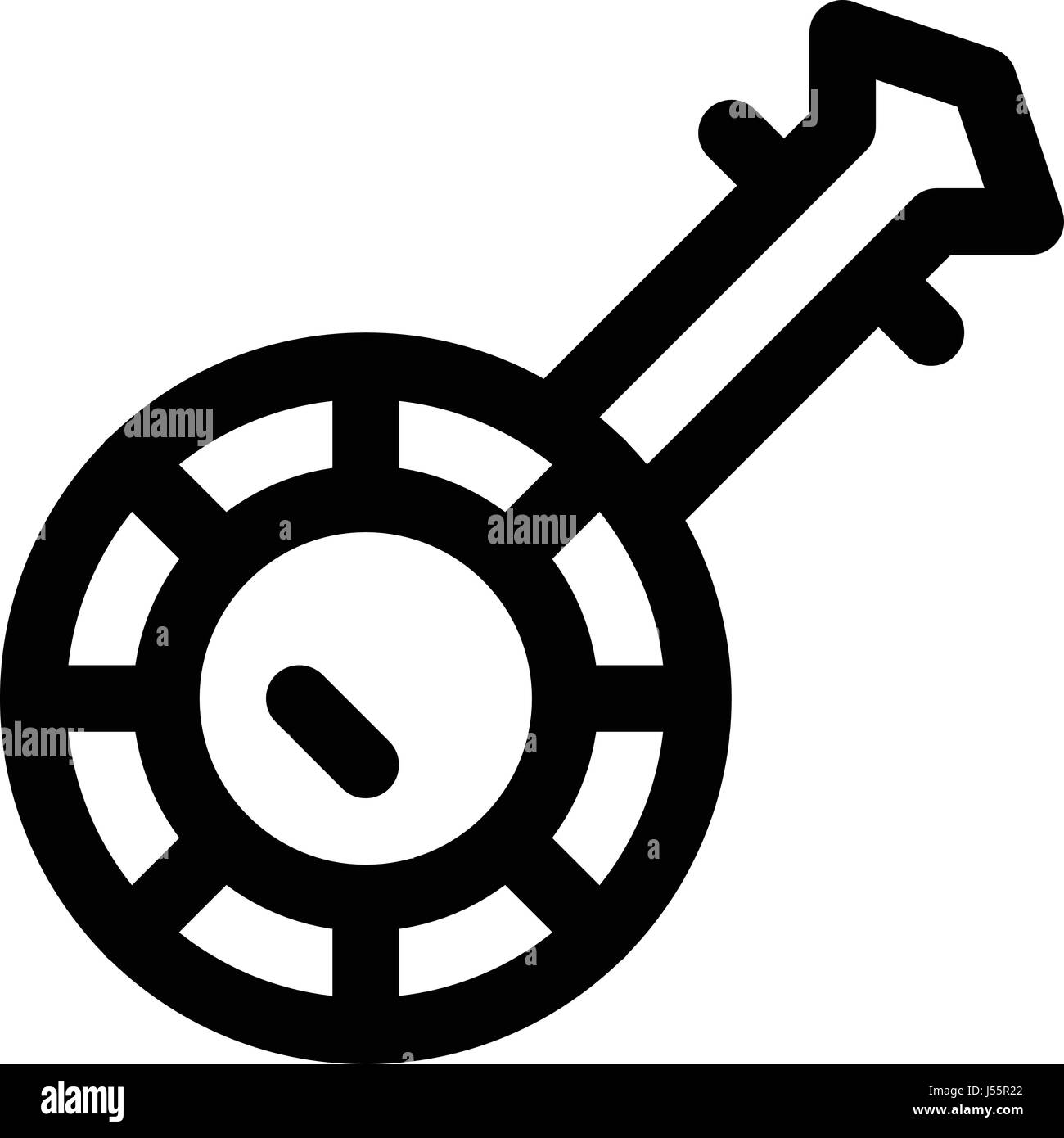 Banjo Illustrazione Vettoriale