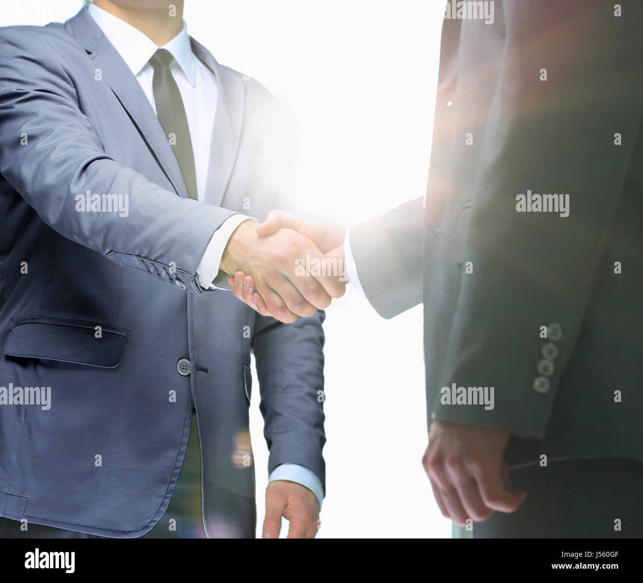 La gente di affari riunione aziendale di discussione il concetto di handshake Foto Stock