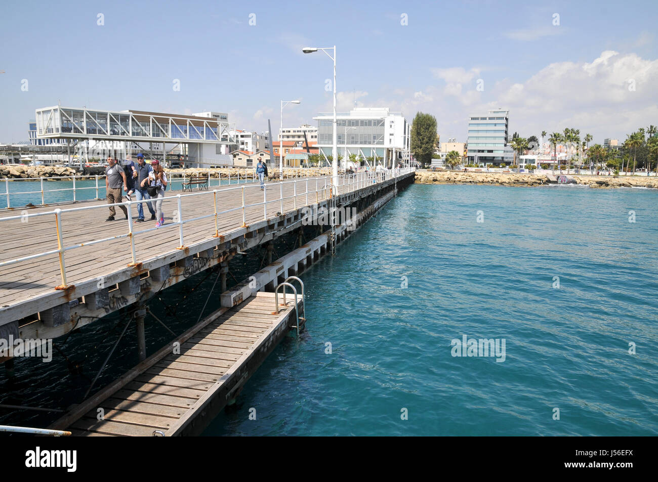 Limassol Marina e Porto di Cipro Foto Stock