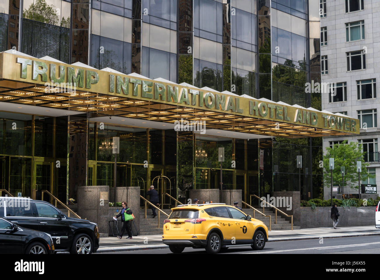 Trump International Hotel and Tower, Columbus Circle, NYC, STATI UNITI D'AMERICA Foto Stock