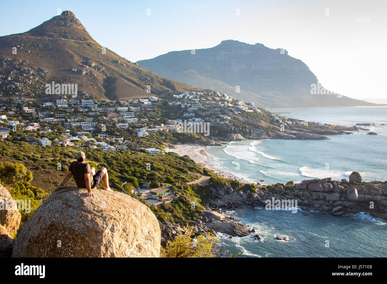 Hout Bay, Città del Capo, Sud Africa Foto Stock