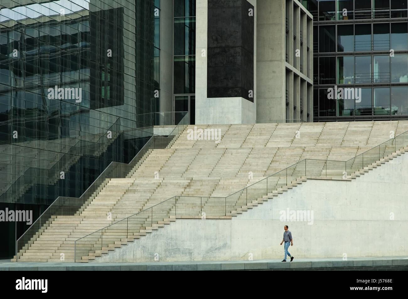 passi al potere Foto Stock