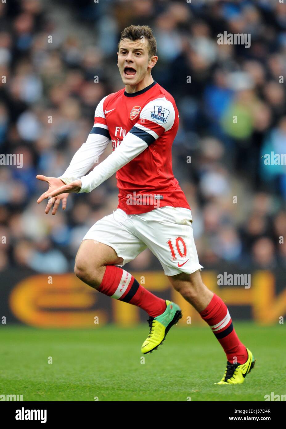 JACK WILSHERE Arsenal FC Etihad Stadium Manchester Inghilterra 14 Dicembre 2013 Foto Stock