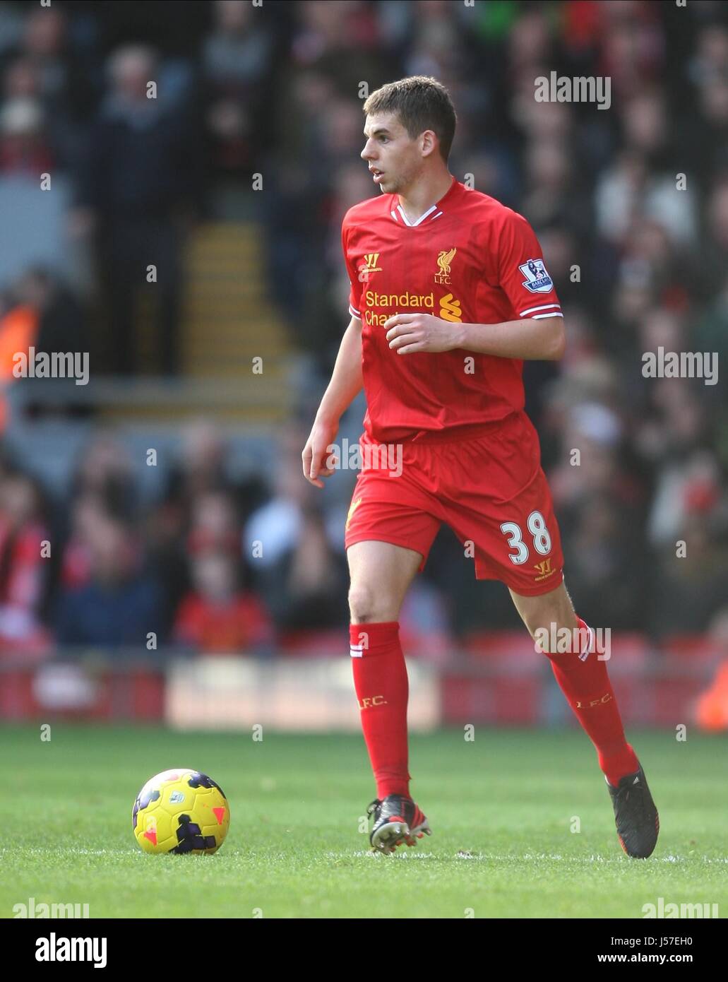 JOHN FLANAGAN Liverpool FC Liverpool FC ANFIELD LIVERPOOL ENGLAND 21 Dicembre 2013 Foto Stock