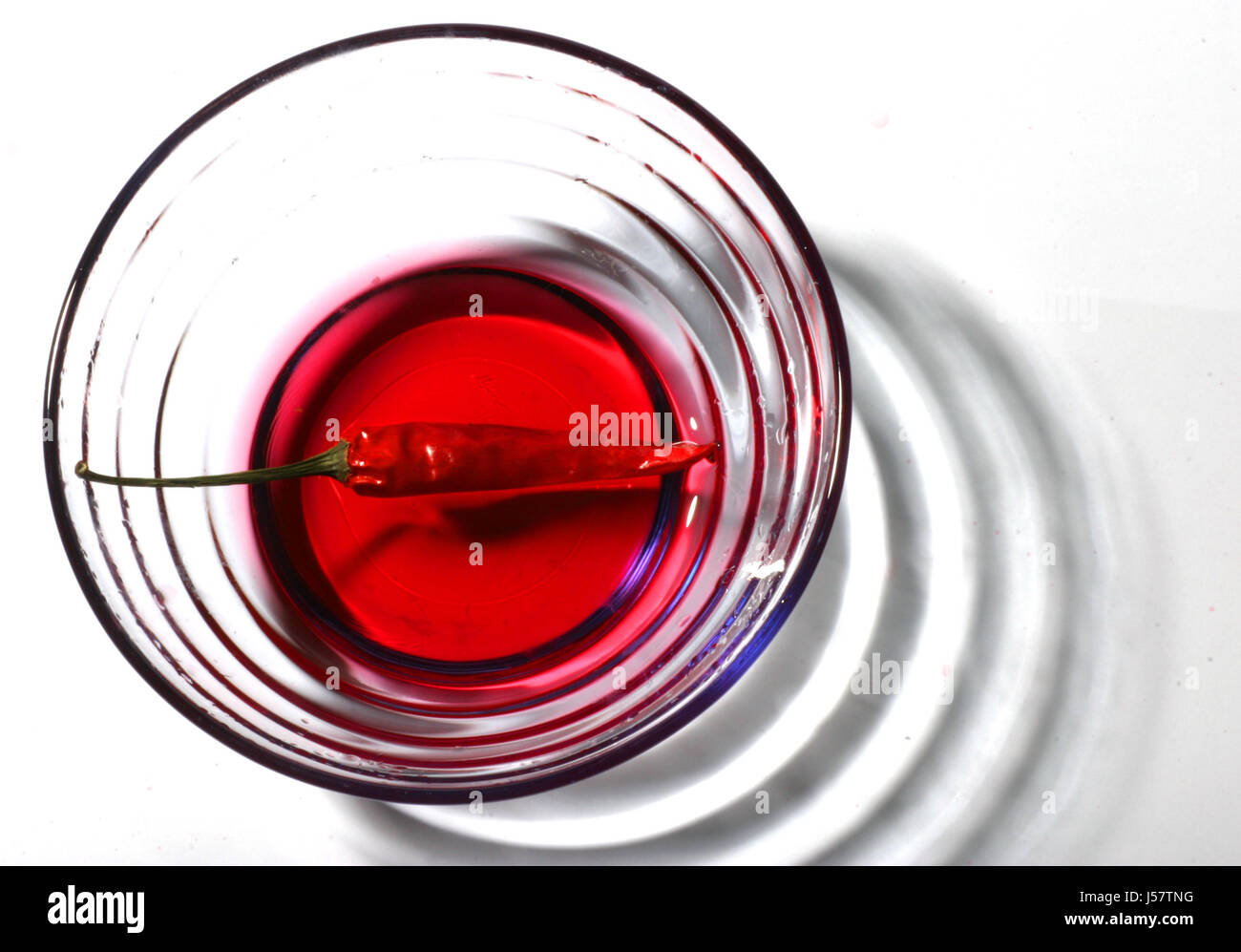 Calice di vetro tumbler cibo aliment salute bere alcool bibs bicchieri Foto Stock