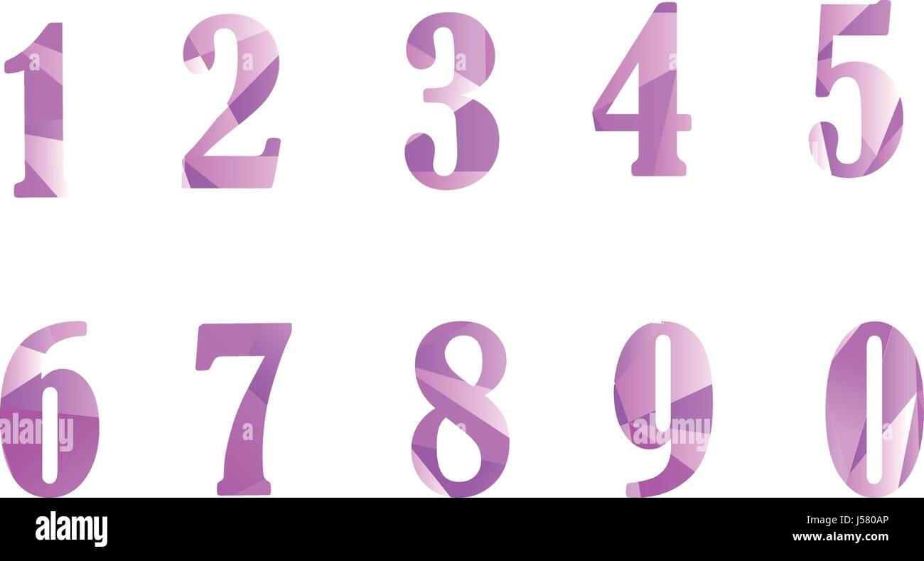 Diamante numeri di sfondo Illustrazione Vettoriale