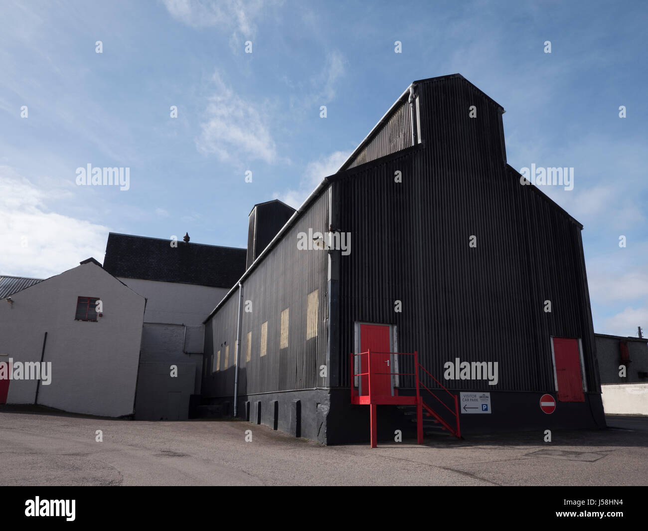 Tomatin Distllery, Inverness, Highlands, Scotland, Regno Unito Foto Stock