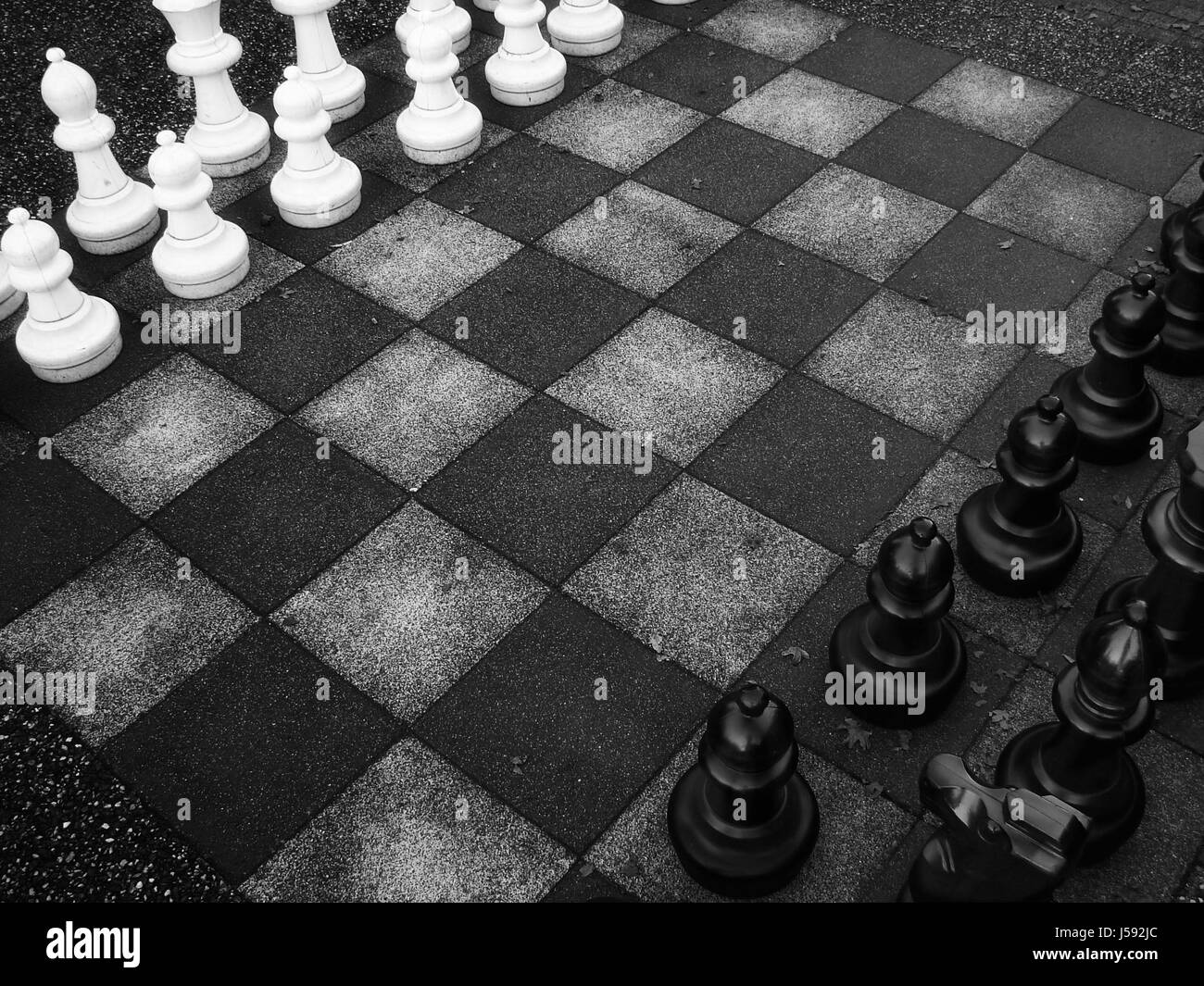 Gioco di strategia tornei giocando gioca giocato lotta combattimenti swarthy nero Foto Stock