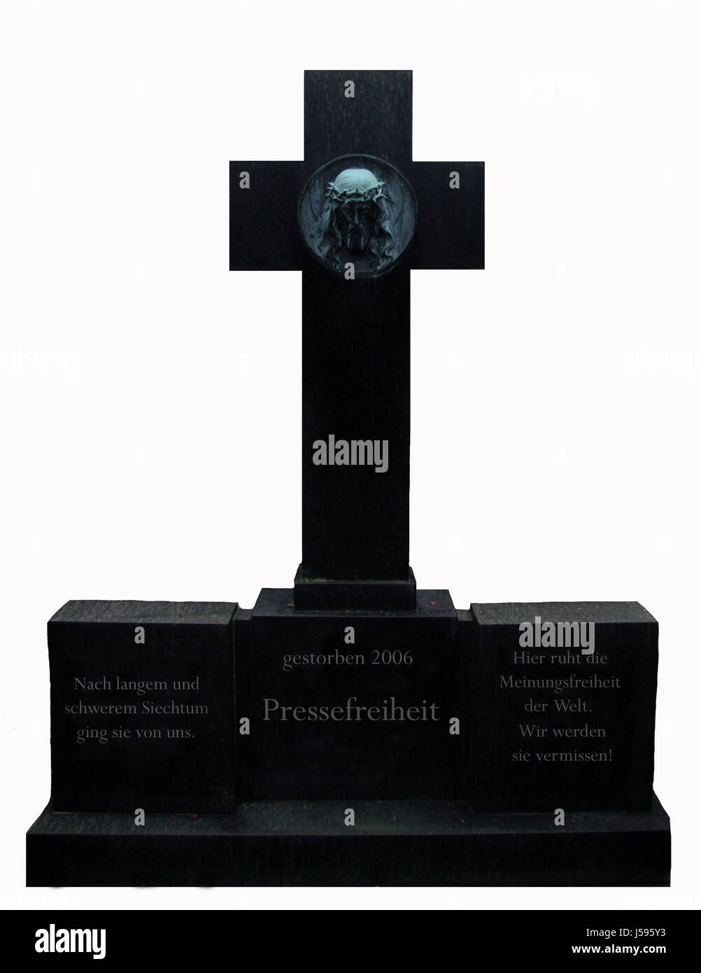 R.i.p. la libertà di stampa Foto Stock R.i.p. la libertà di stampa Foto Stock