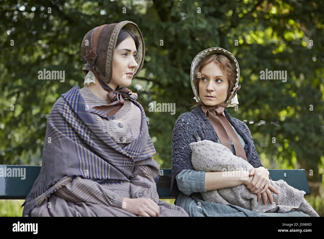 DARK ANGEL 2016 PBS film con Joanne Froggatt a destra e Laura Morgan Foto Stock