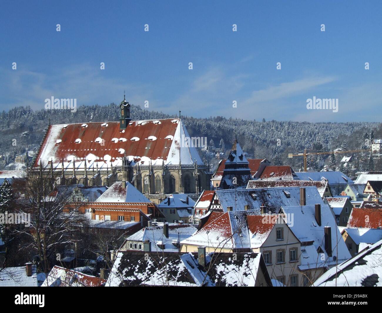 Schwabisch Gmund - inverno Foto Stock
