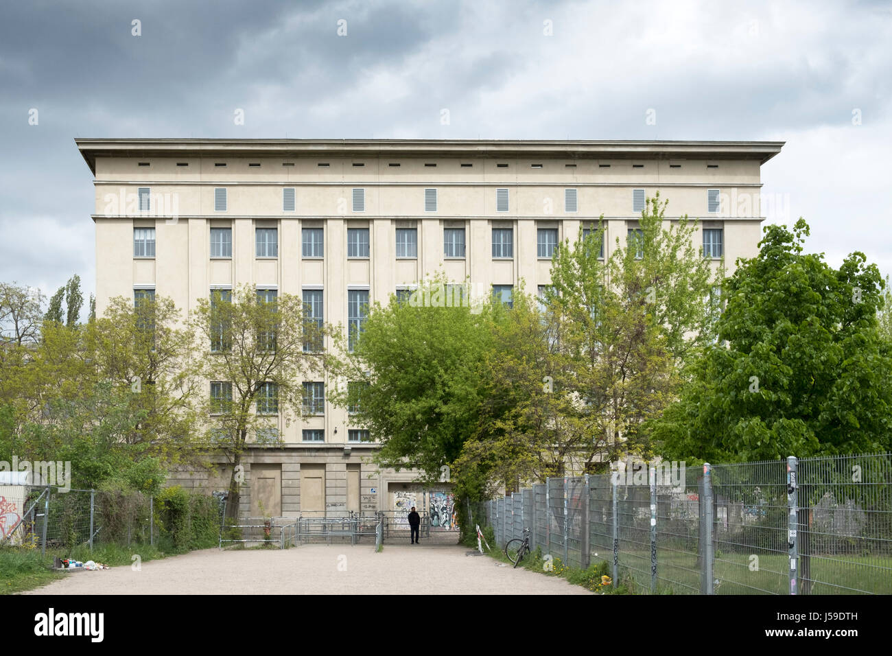 Giorno vista esterna del night club Berghain di Berlino, Germania Foto Stock