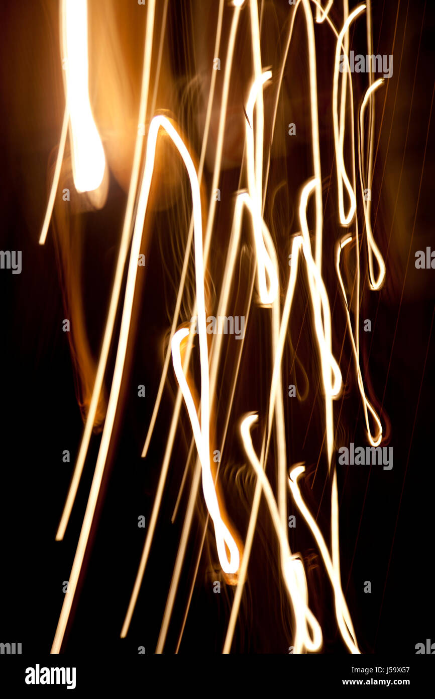 Luce Effetti di movimento Foto Stock