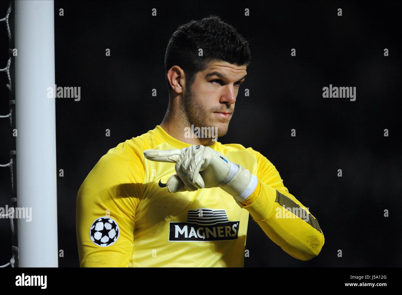 FRASER FORSTER Glasgow Celtic FC CELTIC PARK GLASGOW Scozia 01 Ottobre 2013 Foto Stock