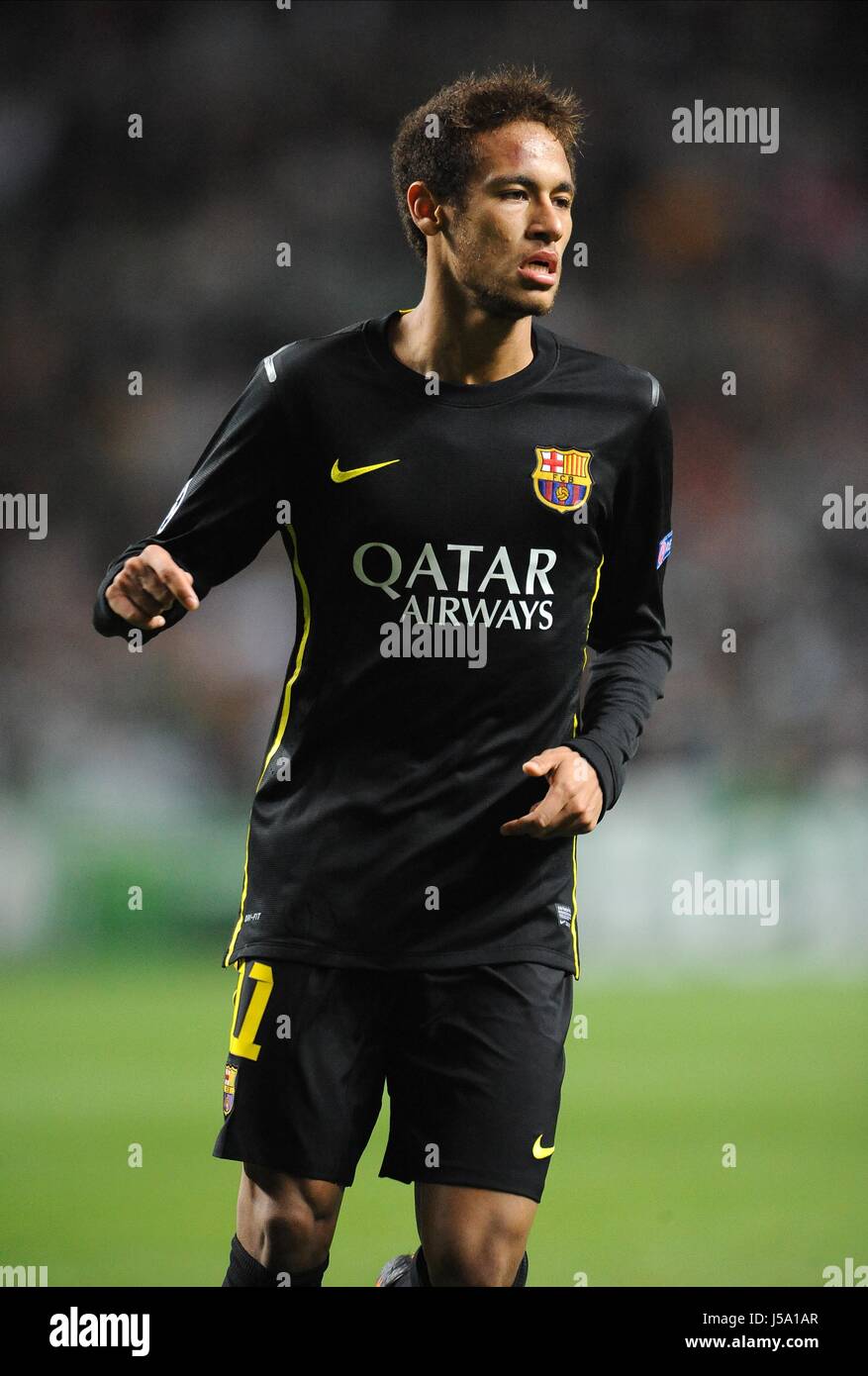 NEYMAR Barcellona FC BARCELONA FC CELTIC PARK GLASGOW Scozia 01 Ottobre 2013 Foto Stock