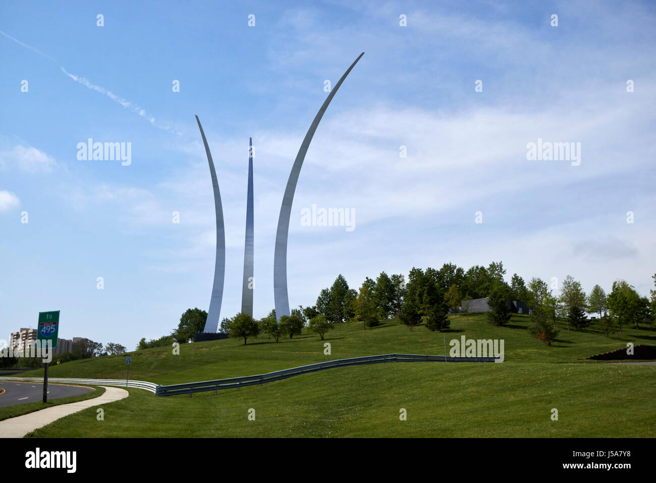 US Air Force Memorial arlington Washington DC USA Foto Stock