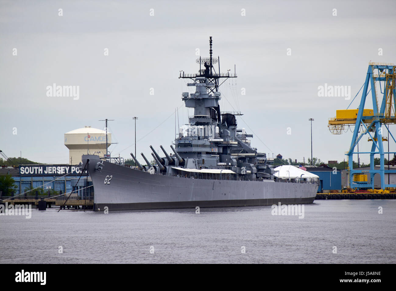 Uss new jersey corazzata philadelphia STATI UNITI D'AMERICA Foto Stock
