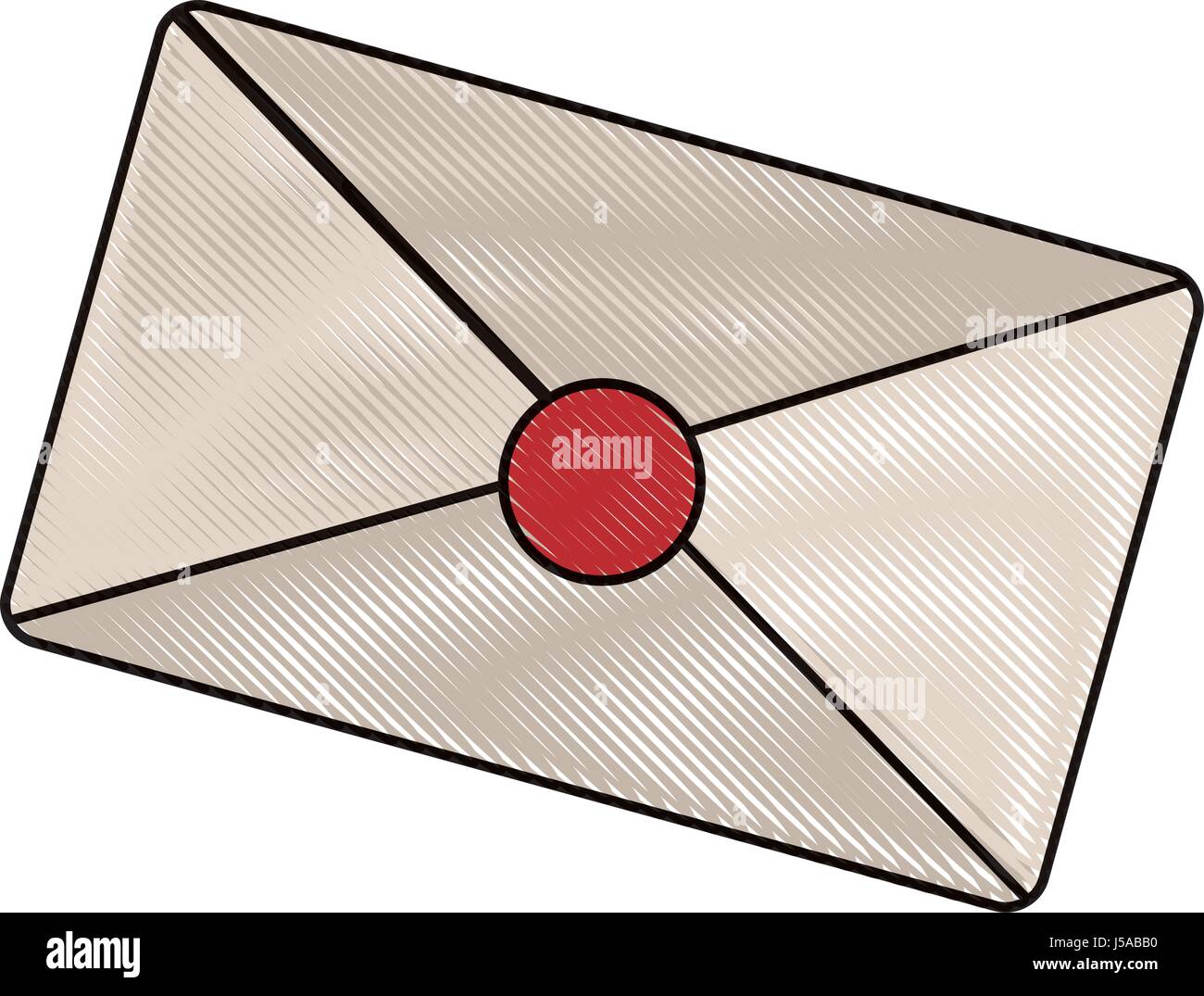 Disegno busta posta elettronica lettera immagine del messaggio Immagine e  Vettoriale - Alamy