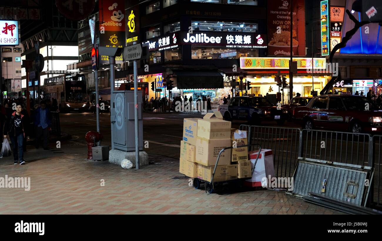 Argyle Street Mongkok Kowloon Hong Kong Foto Stock
