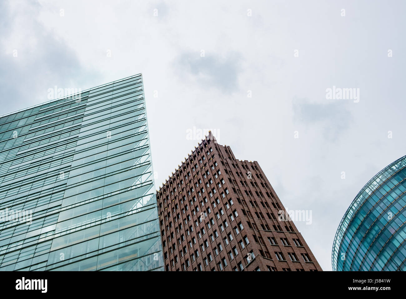 Grattacielo facciata di edificio , architettura moderna Foto Stock