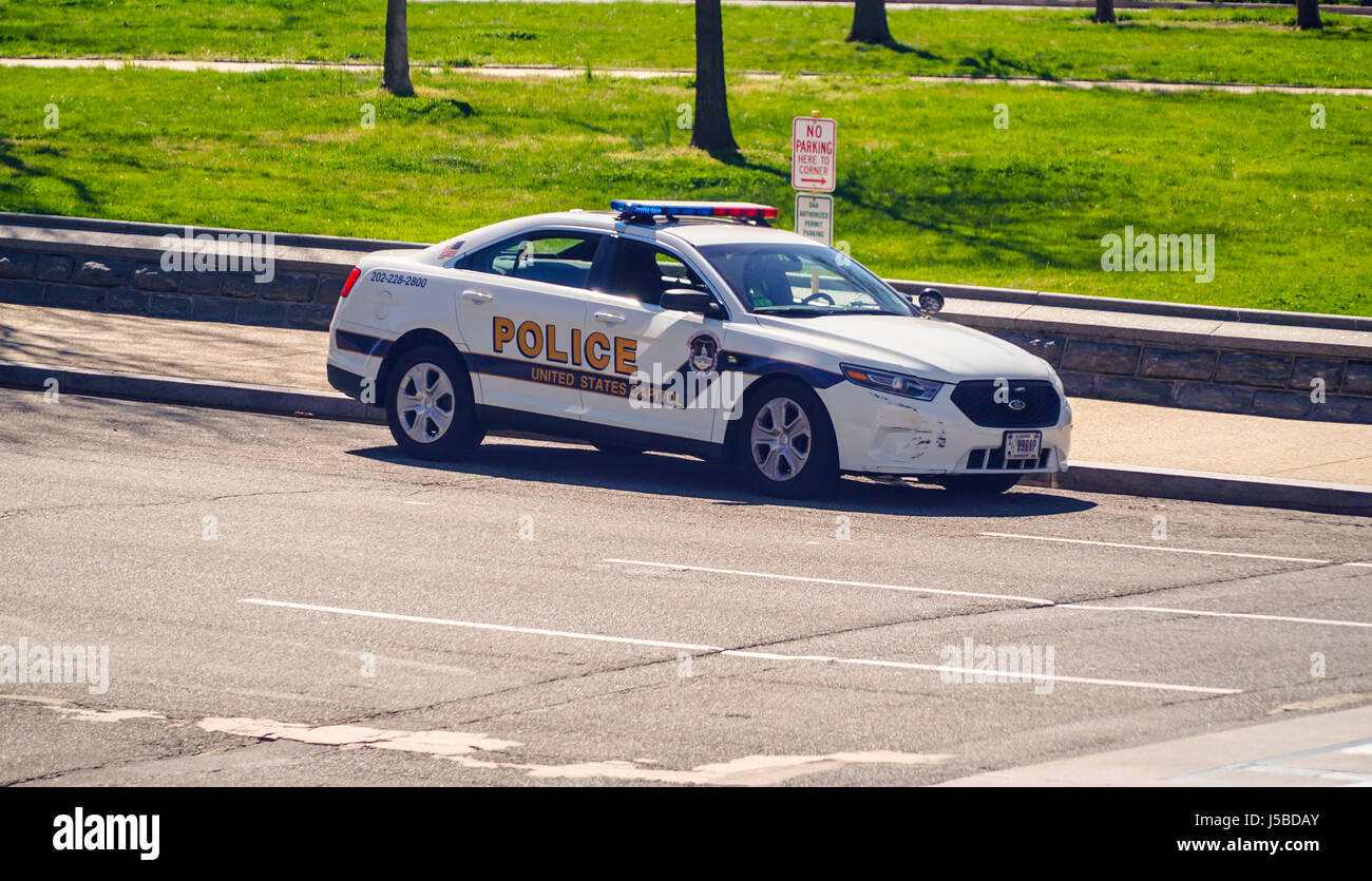 United States Capitol auto della polizia - Washington DC - COLUMBIA Foto Stock